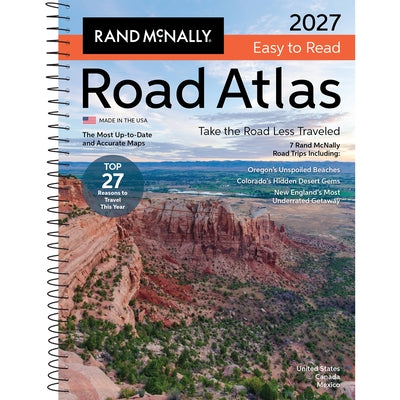 Rand McNally 2027 Easy to Read Midsize Road Atlas by Rand McNally
