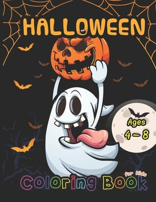 Halloween Coloring book for kids Ages 4-8 by Press, Hero