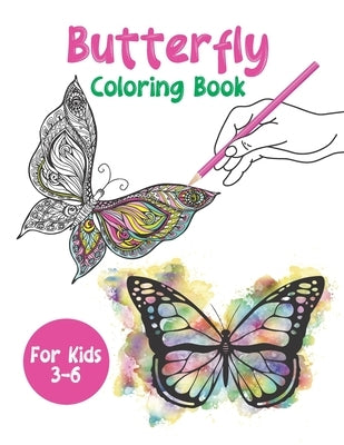 Butterfly Coloring Book For Kids 3-6: Beautiful Butterfly Designs Coloring Book by Publishing, Giftsala