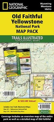 Old Faithful, Yellowstone [Map Pack Bundle] by National Geographic Maps
