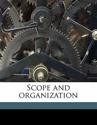 Scope and organization Volume 1915 by Carnegie Institution of Washington