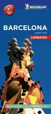 Michelin Barcelona City Map - Laminated by Michelin