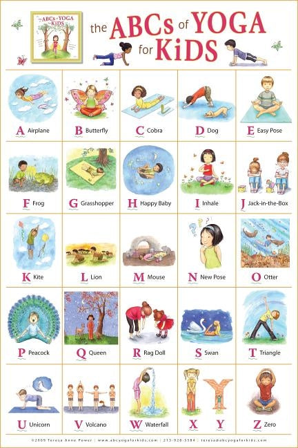 The ABCs of Yoga for Kids Poster by Teresa Anne Power
