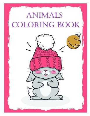 Animals coloring book: Super Cute Kawaii Animals Coloring Pages by Mimo, J. K.