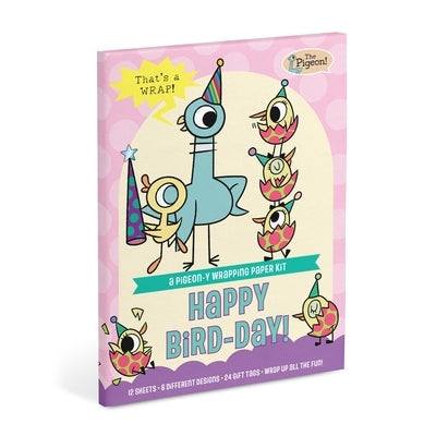 Happy Bird-Day: A Pigeon-Y Wrapping Paper Kit by Mo Willems Workshop