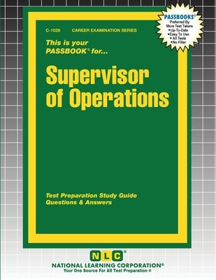 Supervisor of Operations by Passbooks