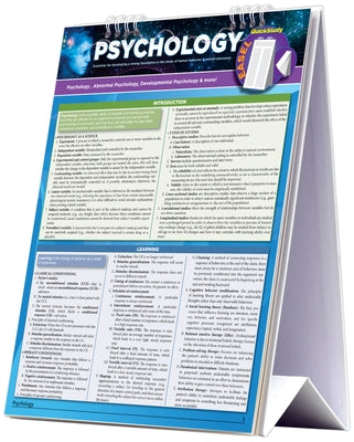 Psychology Easel Book: Psychology 101, Abnormal & Developmental Psychology by Barcharts Inc