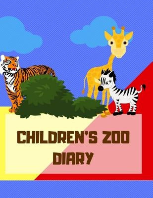 Children's Zoo Diary: Ages 4-8 Childhood Learning, Preschool Activity Book 100 Pages Size 8.5x11 Inch by Mozley, Maxima