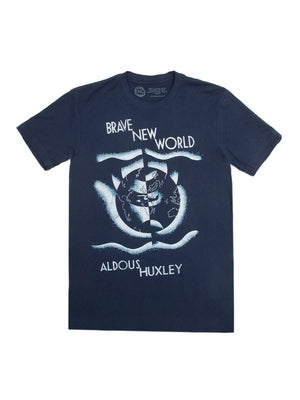 Brave New World Unisex T-Shirt Small by Out of Print