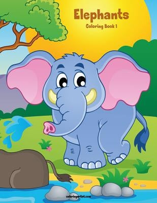 Elephants Coloring Book 1 by Snels, Nick
