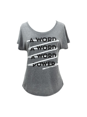 Margaret Atwood: A Word Is Power Women's Relaxed Fit T-Shirt XX-Large by Out of Print
