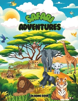 Safari adventures coloring book by Lee, Chantel