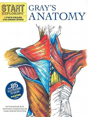 Gray's Anatomy: A Fact-Filled Coloring Book [With Poster] by Stark, Fred