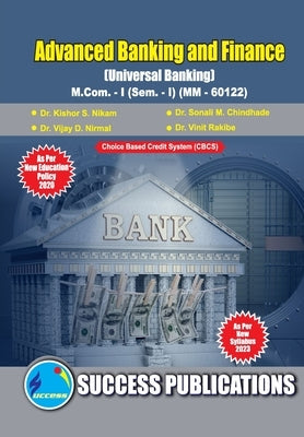 Universal Banking, First Year, M.Com, Sem-I-English by Kishor S. Nikam, Sonali M. Ch