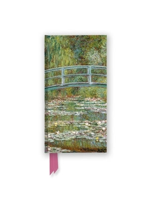 Claude Monet: Bridge Over a Pond of Water Lilies (Foiled Slimline Journal) by Flame Tree Studio