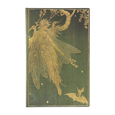 Paperblanks Olive Fairy Lang's Fairy Books Dot-Grid Planners Maxi Dot Grid Elastic Band Closure 192 Pg 120 GSM by Paperblanks