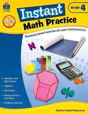 Instant Math Practice Grade 4 by James, Damon