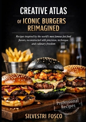 Creative Atlas of Iconic Burgers Reimagined: Recipes inspired by the world's most famous fast food flavors, reconstructed with precision, technique, a by Silvestri, Fosco