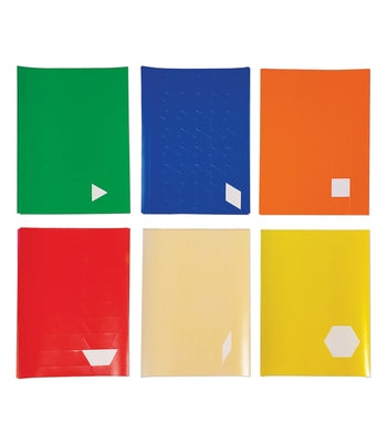 Pattern Blocks Stickers by Ideal School Supply