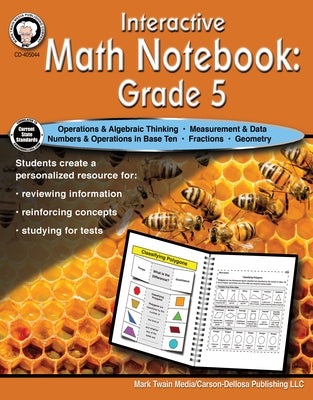 Interactive Math Notebook Resource Book, Grade 5 by Cameron, Schyrlet