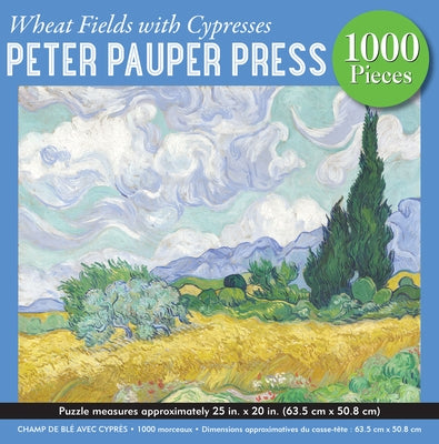 Wheat Fields with Cypresses 1000-Piece Puzzle by Van Gogh, Vincent