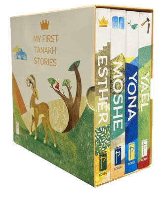 My First Tanakh Stories Set (4v): Moshe, Esther, Yona, Yael by Greenspan, Shira