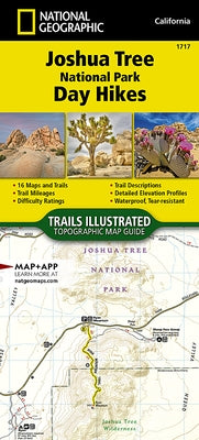 Joshua Tree National Park Day Hikes Map by National Geographic Maps