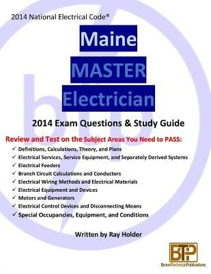 Maine 2014 Master Electrician Study Guide by Holder, Ray