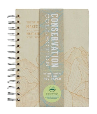 Conservation Wooden Journal: Laser Engraved Wood (Notebook with Lined Pages) by Insight Editions