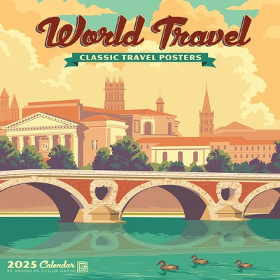 World Travel (Adg) 2026 12 X 12 Wall Calendar by Anderson Design Group
