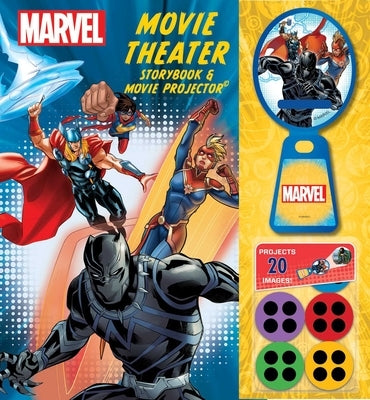 Marvel: Black Panther, Thor, and Captain Marvel Movie Theater Storybook & Projector by Baranowski, Grace
