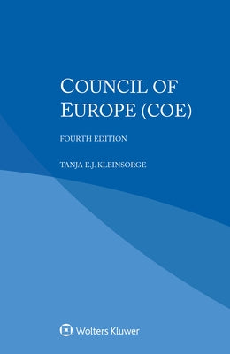 Council of Europe (CoE) by Kleinsorge, Tanja E. J.