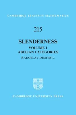 Slenderness: Volume 1, Abelian Categories by Dimitric, Radoslav
