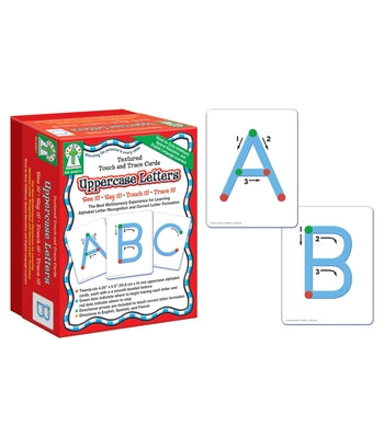 Textured Touch and Trace: Uppercase: The Best Multisensory Experience for Learning Alphabet Letter Recognition and Correct Letter Formation by Key Education Publishing