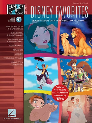 Disney Favorites - Piano Duet Play-Along Volume 5 Book/Online Audio [With CD] by Hal Leonard Corp