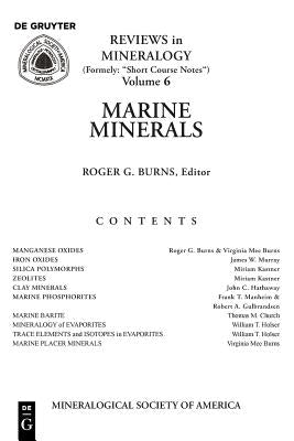 Marine Minerals by Burns, Roger G.