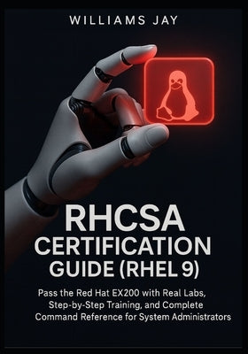 RHCSA Certification Guide (RHEL 9): Pass the Red Hat EX200 with Real Labs, Step-by-Step Training, and Complete Command Reference for System Administra by Jay, Williams