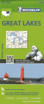 Michelin Great Lakes Map by Michelin