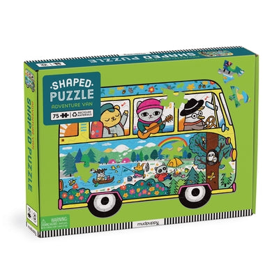 Adventure Van 75 Piece Shaped Scene Puzzle by Mudpuppy
