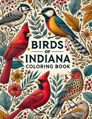 Birds of Indiana Coloring Book by Martin, Jon