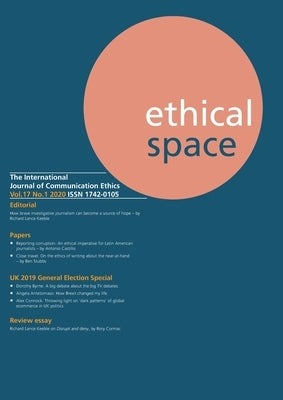 Ethical Space Vol.17 Issue 1 by Keeble, Richard Lance