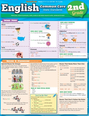 English Common Core 2nd Grade by Barcharts Inc
