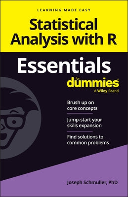 Statistical Analysis with R Essentials for Dummies by Schmuller, Joseph