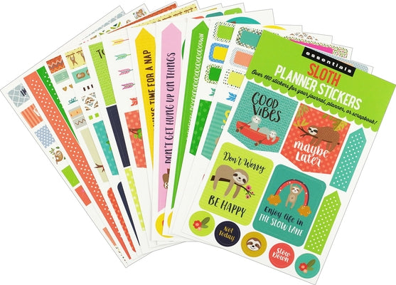 Essentials Sloths Planner Stickers by Peter Pauper Press Inc