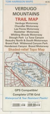 Verdugo Mountains Trail Map by Harrison, Tom