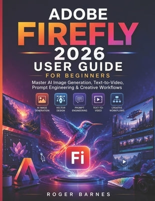 Adobe Firefly 2026 User Guide for Beginners: Master AI Image Generation, Text-to-Video, Prompt Engineering & Creative Workflows by Barnes, Roger