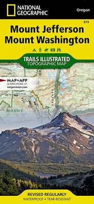 Mount Jefferson, Mount Washington Map by National Geographic Maps
