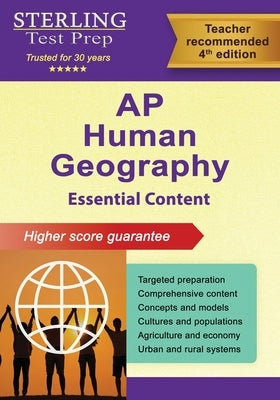 AP Human Geography: Essential Content for Advanced Placement Exam by Test Prep, Sterling