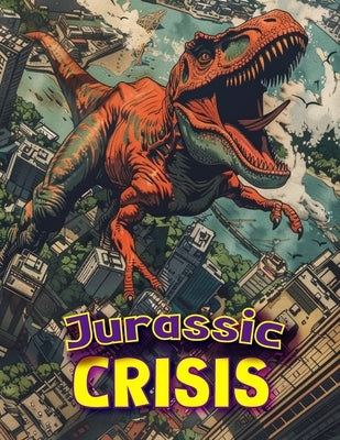 Jurassic Crisis Coloring Book: Giant dinosaurs attack our cities, are you prepared? with over 31 single side detailed illustrations by Voxel Cat