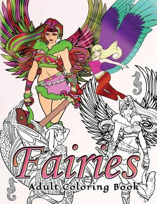 Fairies Adult Coloring Book by Book, Adult Coloring